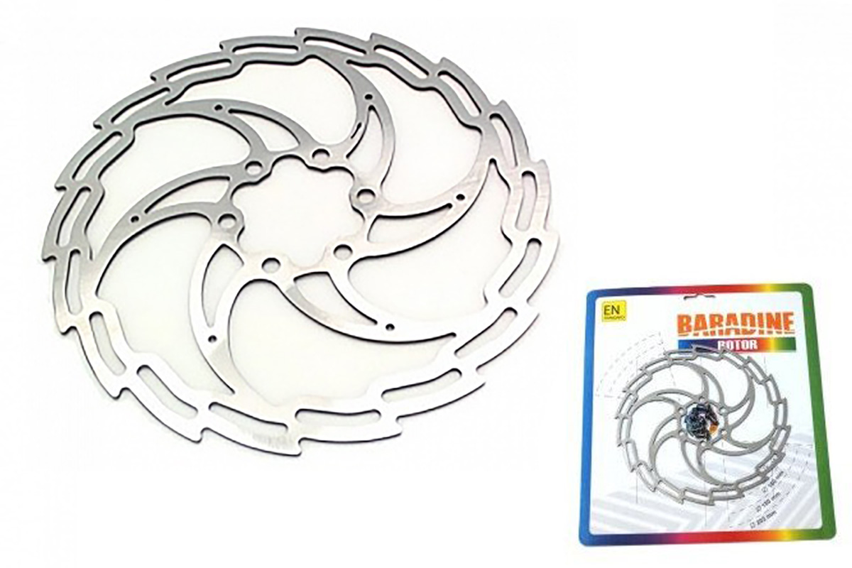 Ротор тормоза BARADINE DB-05,180мм,серебристый,вес 111,5гр.,крепление IS6 Ротор тормоза BARADINE DB-05,180мм,серебристый,вес 111,5гр.,крепление IS6