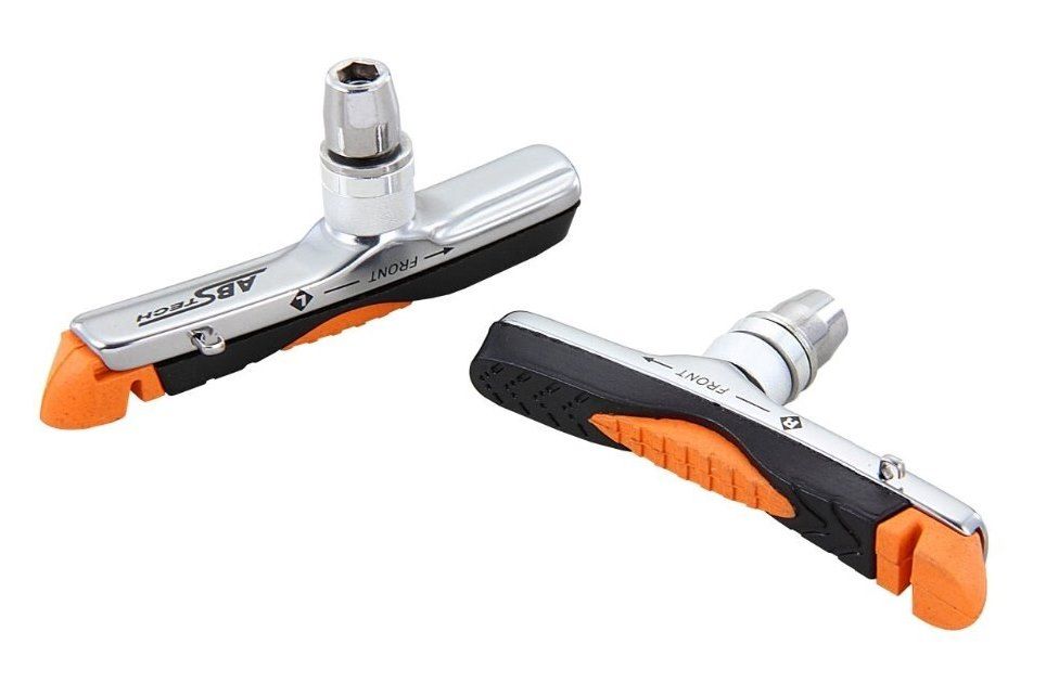 Колодки тормозные Baradine ABS-01VC, МТВ, 72мм, картриджные, черно-оранжевые Колодки тормозные Baradine ABS-01VC, МТВ, 72мм, картриджные, черно-оранжевые